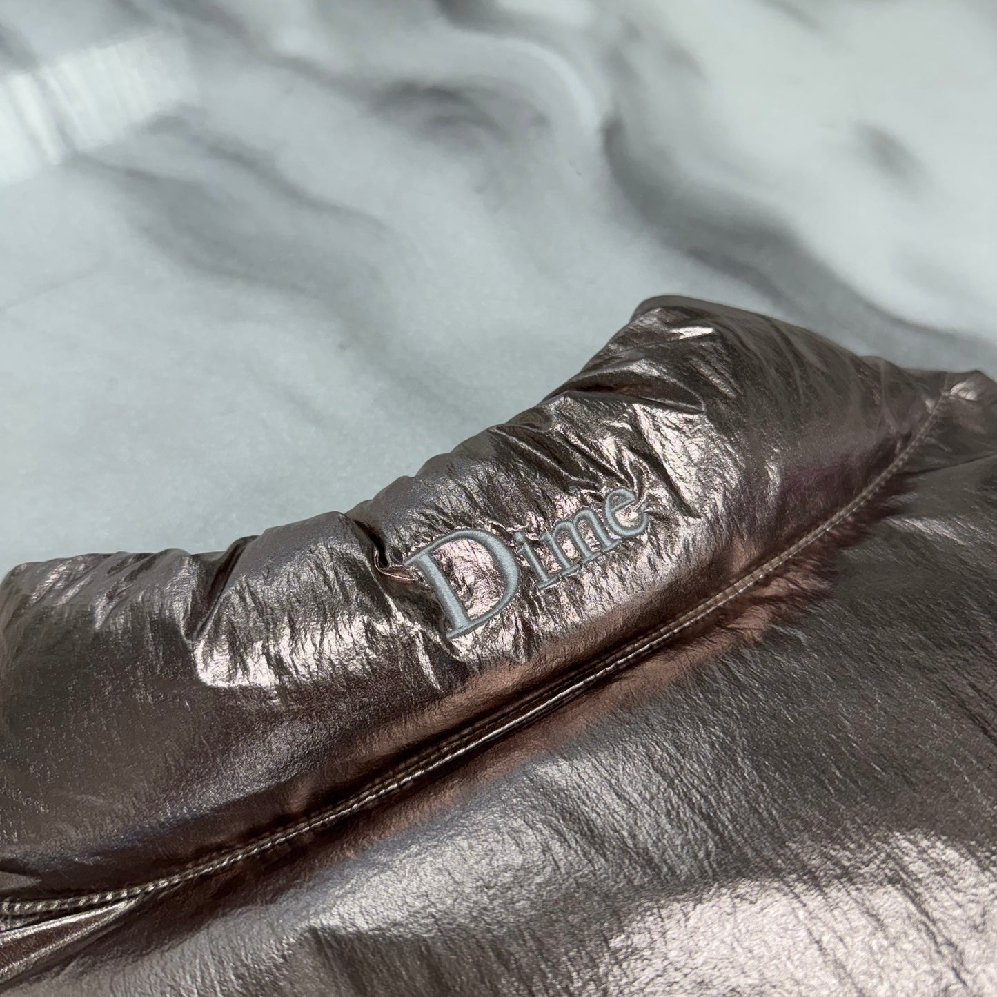 Dime Metallic Puffer Jacket