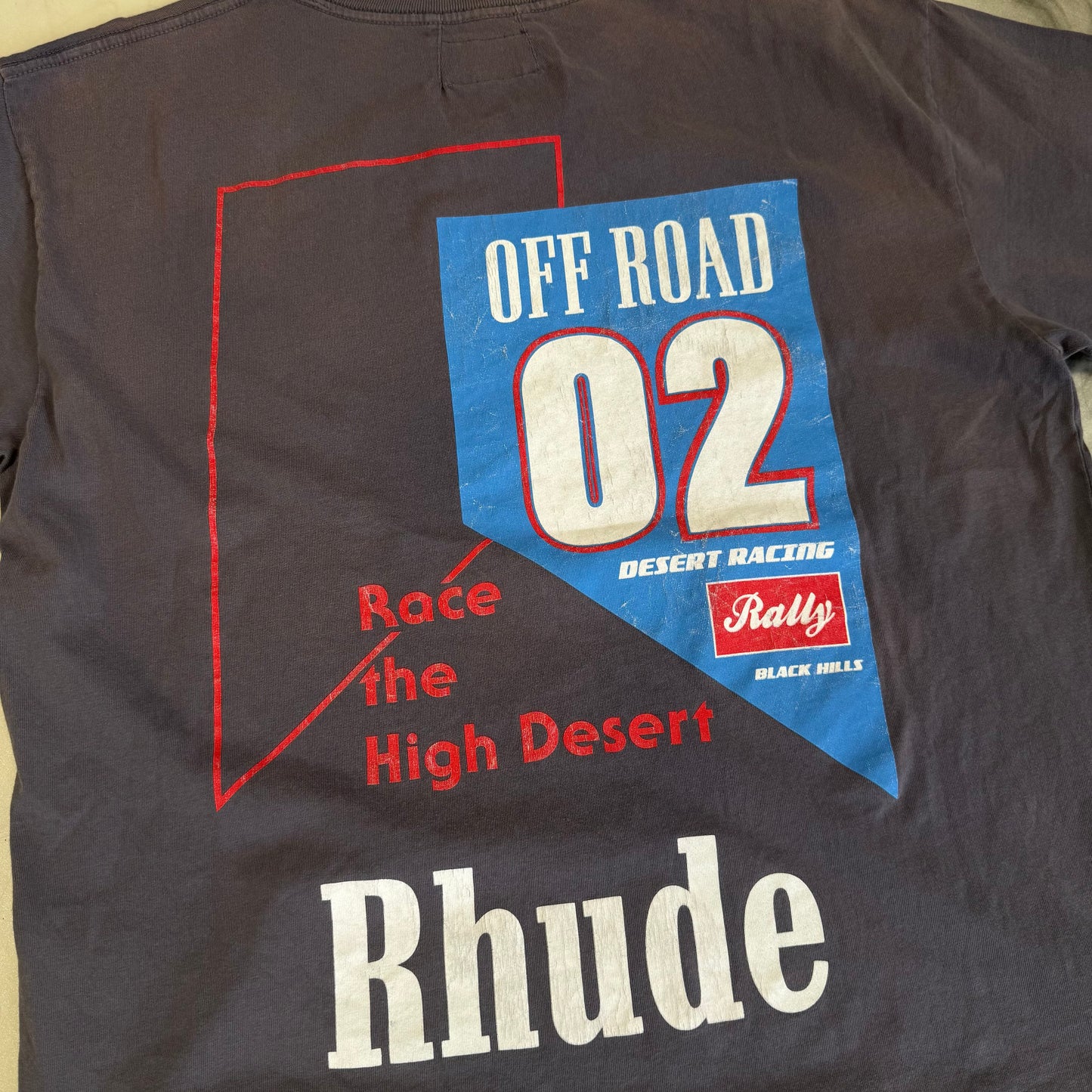 Rhude Off Road Tee Grey