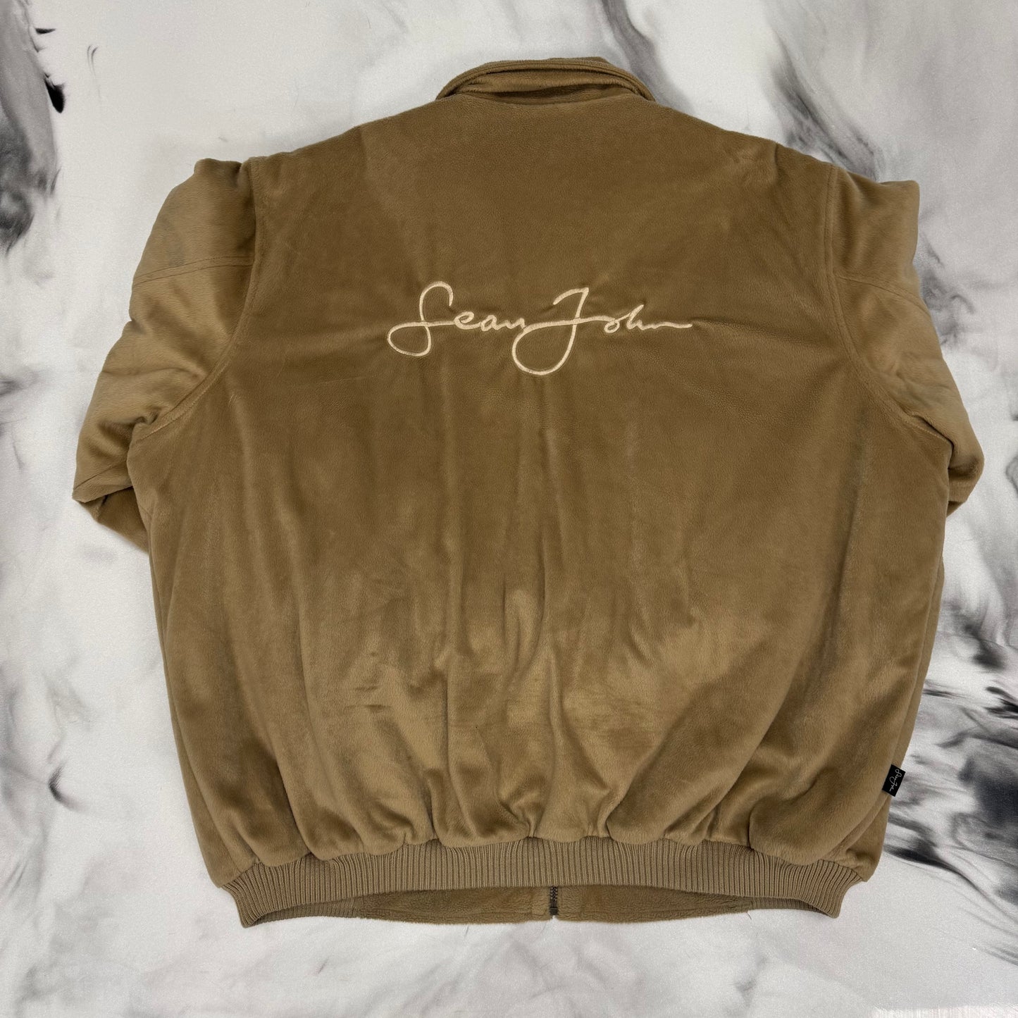 Sean John Fur Jacket Beige