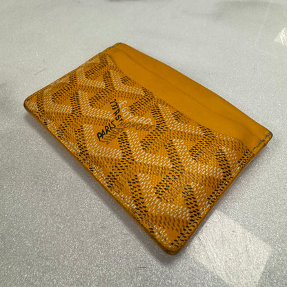Goyard Saint-Sulpice Cardholder Yellow
