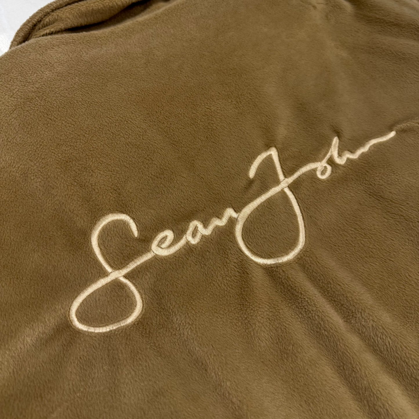 Sean John Fur Jacket Beige