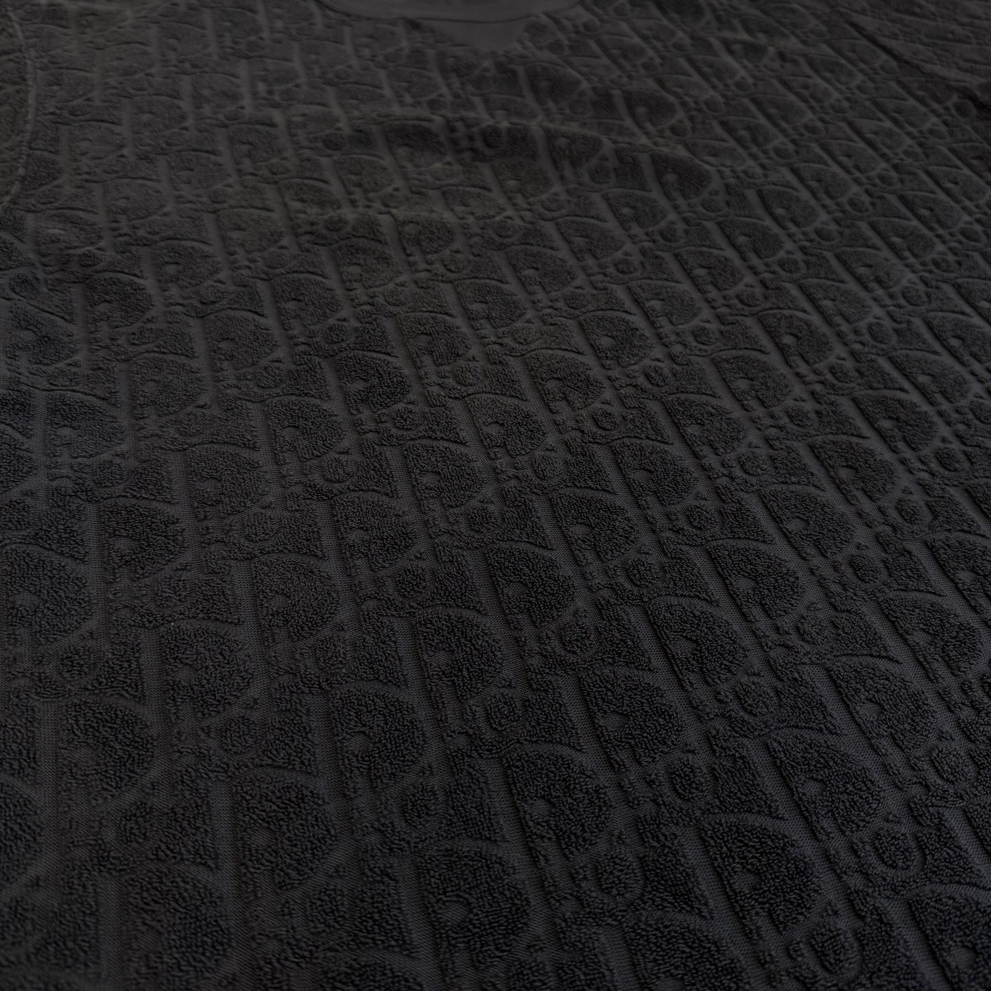 Dior Oblique Towel Tee Dark Grey