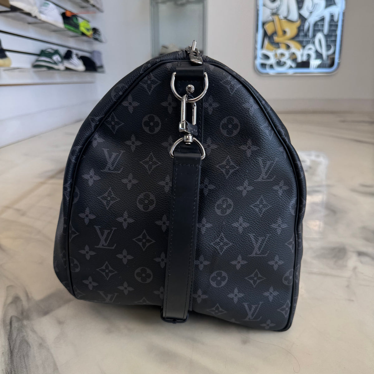Louis Vuitton Keepall 55 Monogram Eclipse