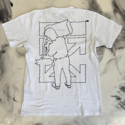 Off White Painting Guy Tee White