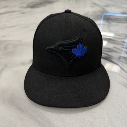 Blue Jays Black Fitted Hat