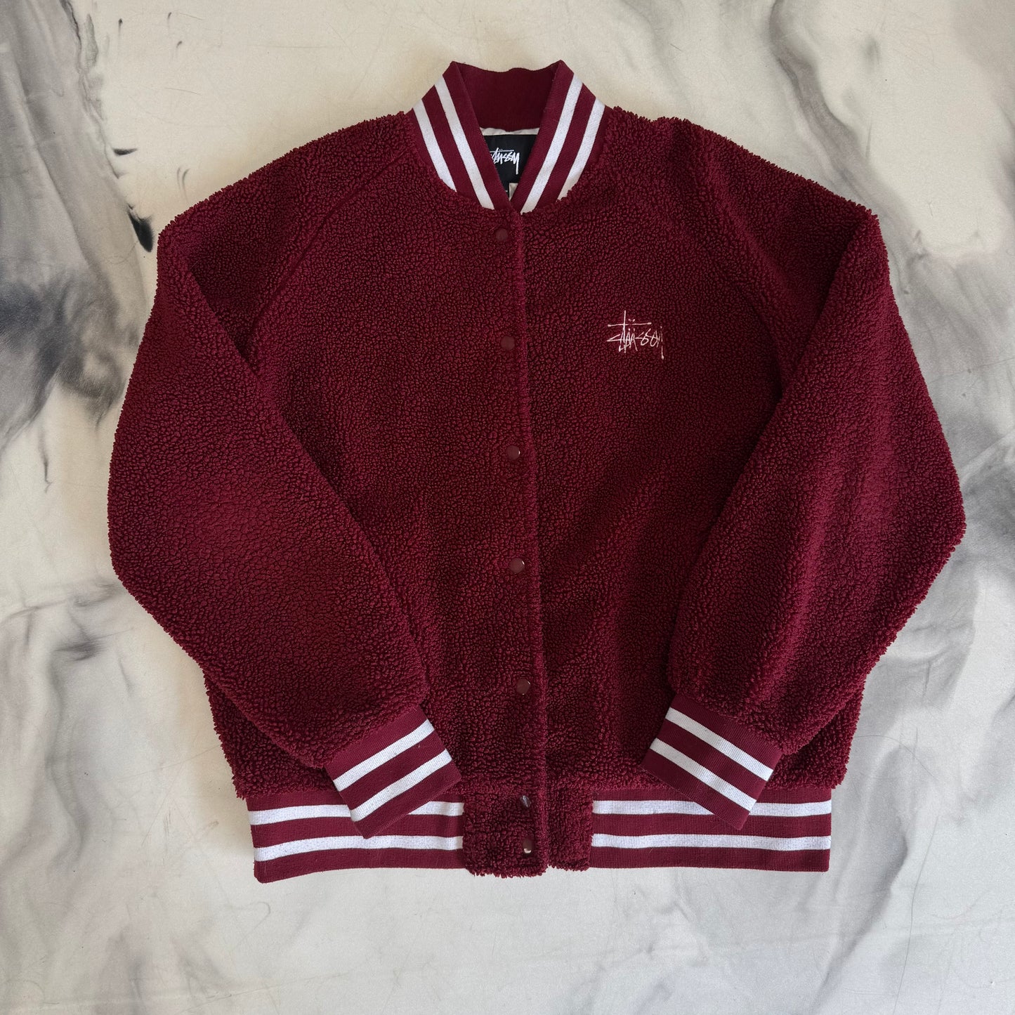 Stussy Fleece Jacket Red