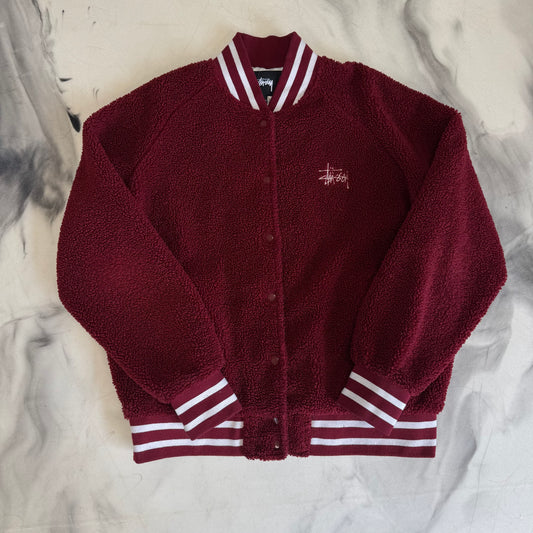 Stussy Fleece Jacket Red