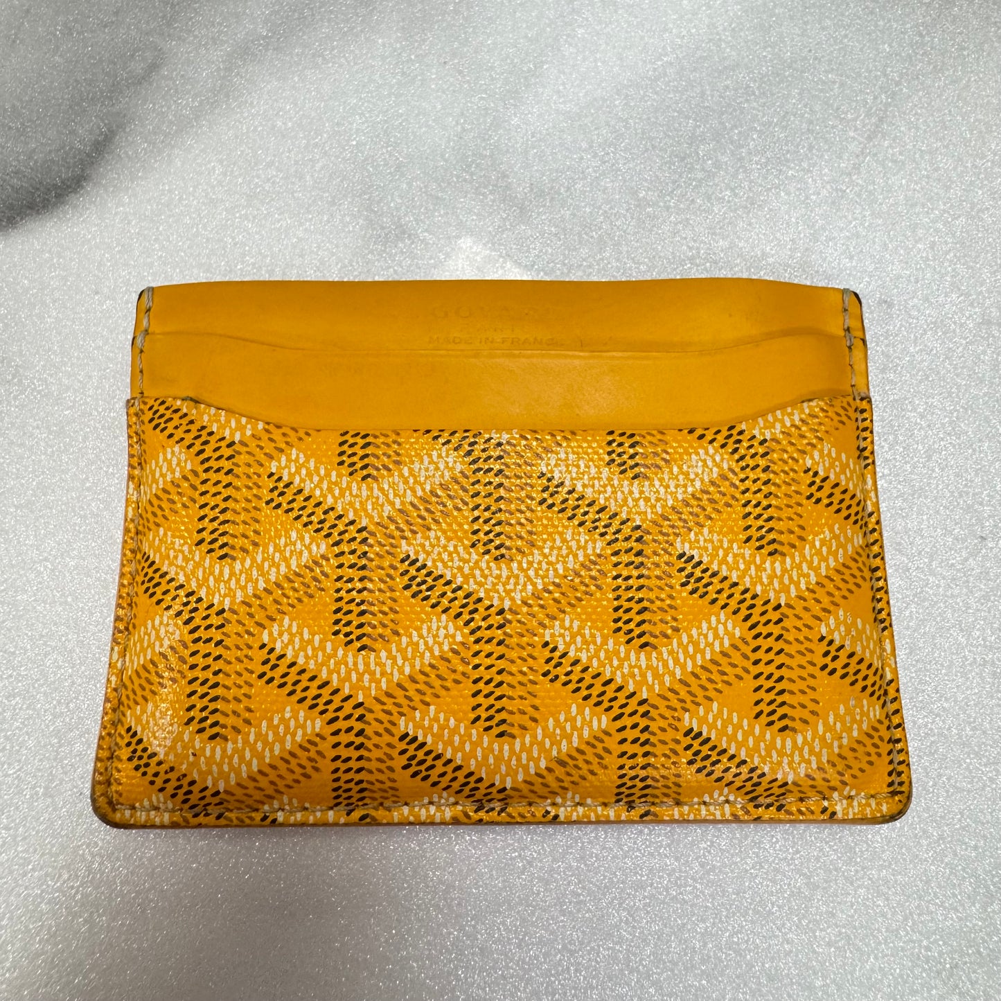 Goyard Saint-Sulpice Cardholder Yellow
