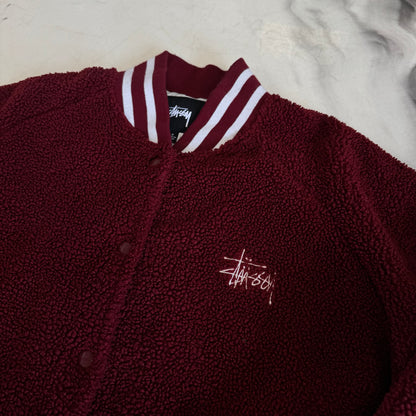 Stussy Fleece Jacket Red