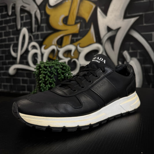 Prada Prax Nylon Sneaker Black