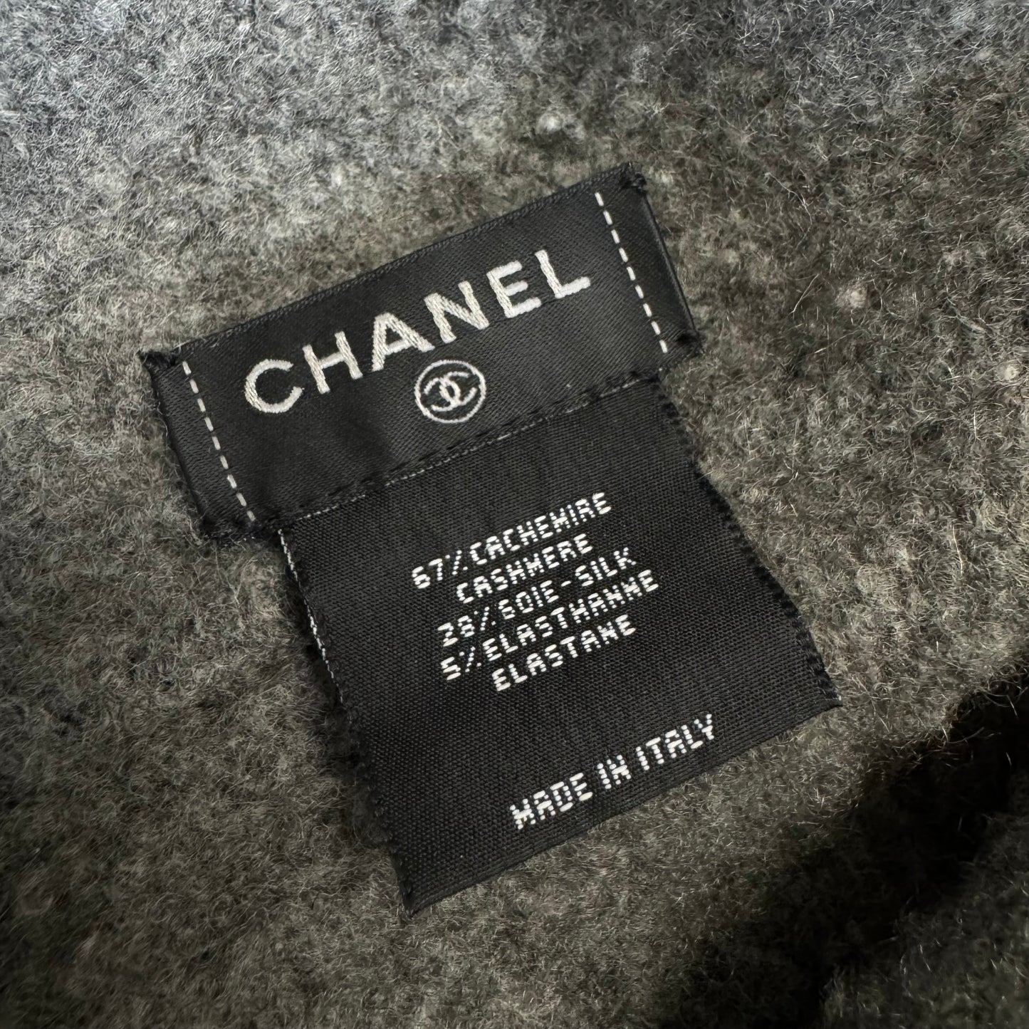 Chanel Cashmere Beanie Grey
