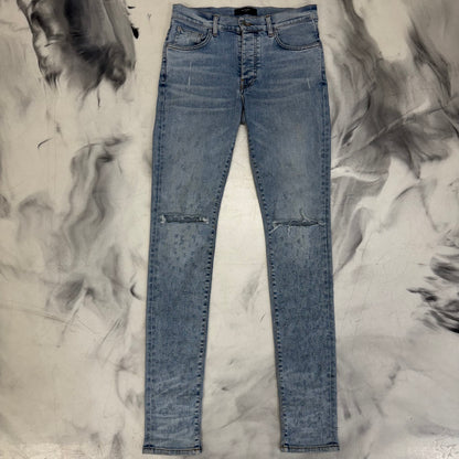 Amiri Jeans Shotgun Light Blue