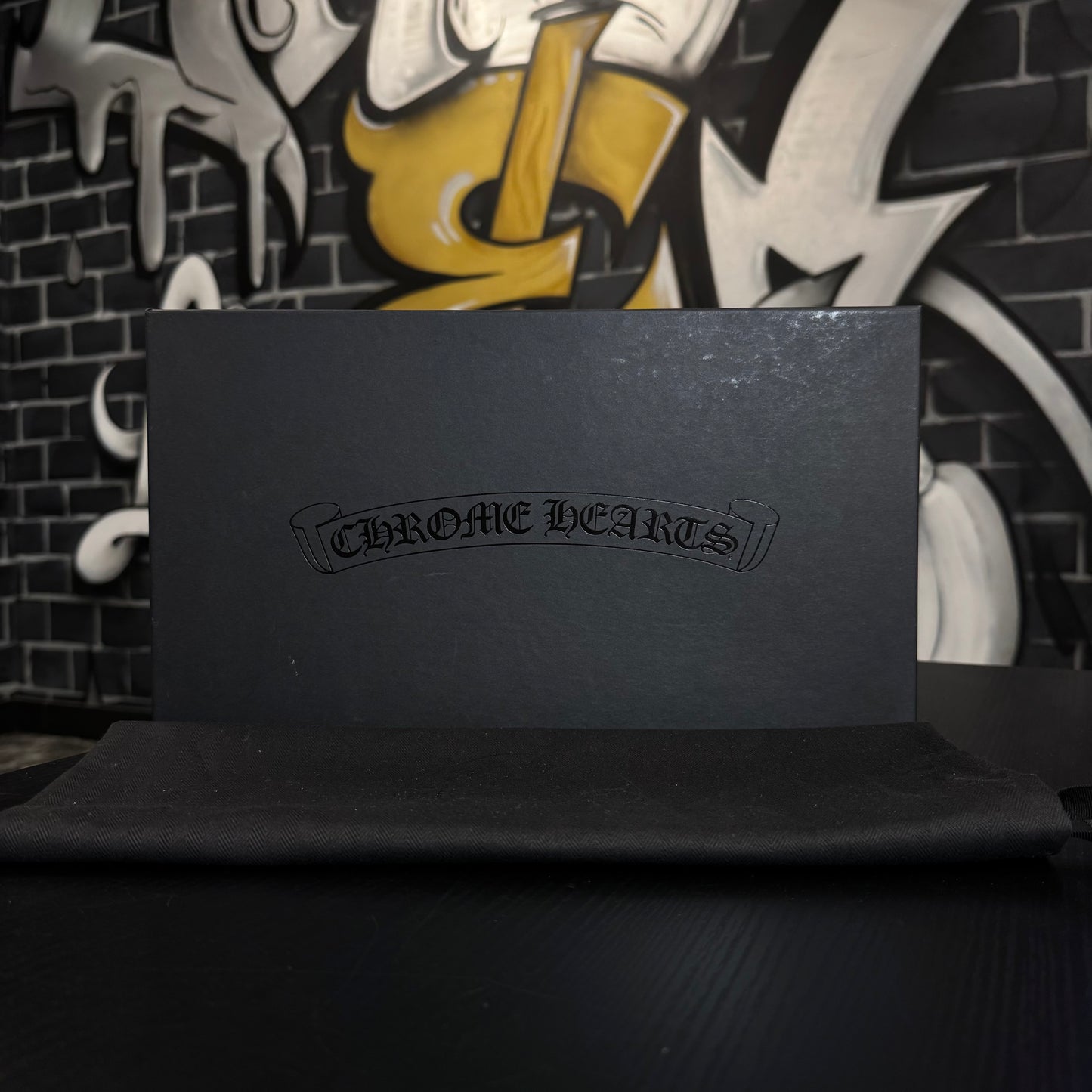 Chrome Hearts Dagger Slip On White Leather