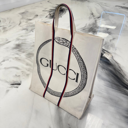 Gucci Snake Tote Bag