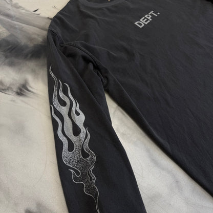 Gallery Dept Flames Longsleeve Grey