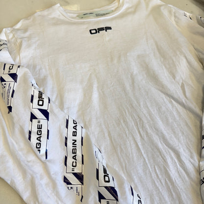 Off White Cabin Baggage Longsleeve White