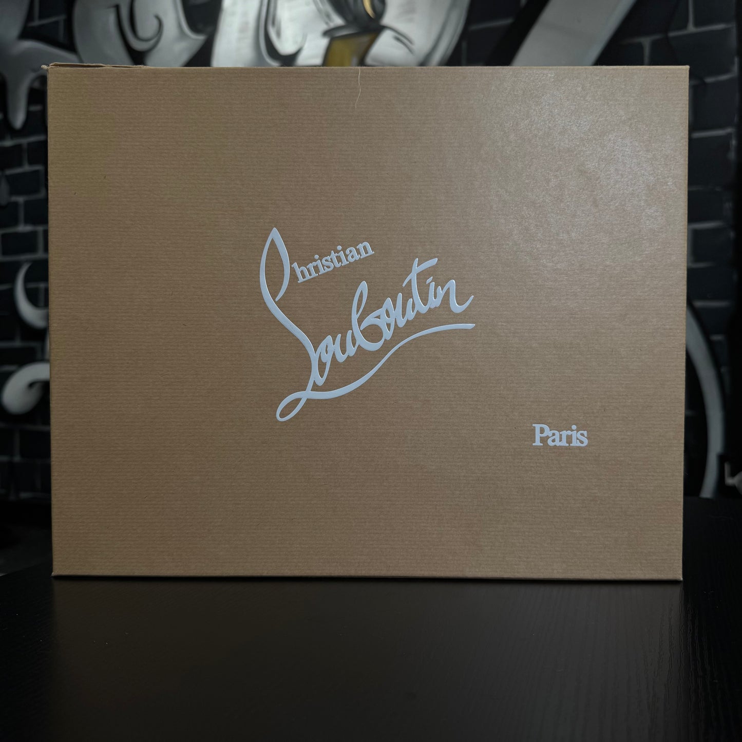 Louboutin Louis Orlato Spike Flat Black