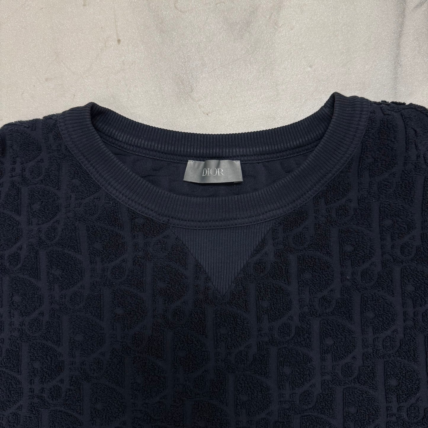 Dior Towel Tee Dark Navy