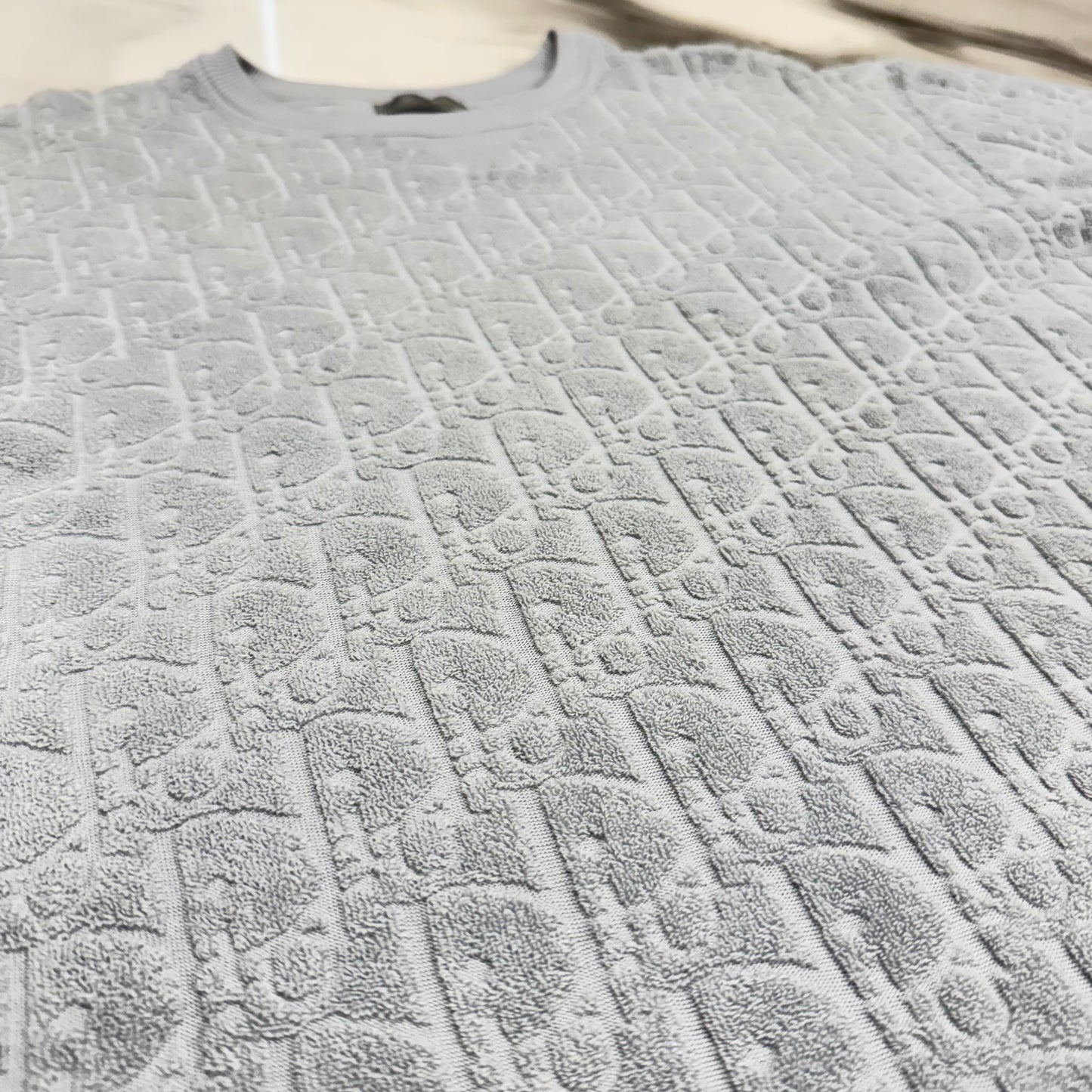 Dior Towel Tee Grey
