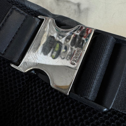 Fendi Zucca Monogram Belt Bag Black