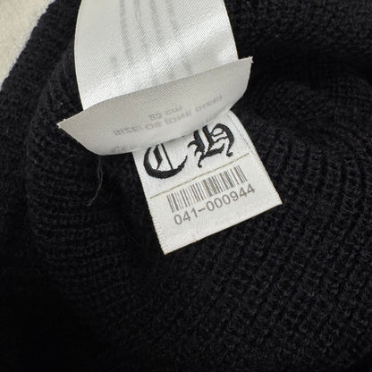 Chrome Hearts Double Logo Beanie Black