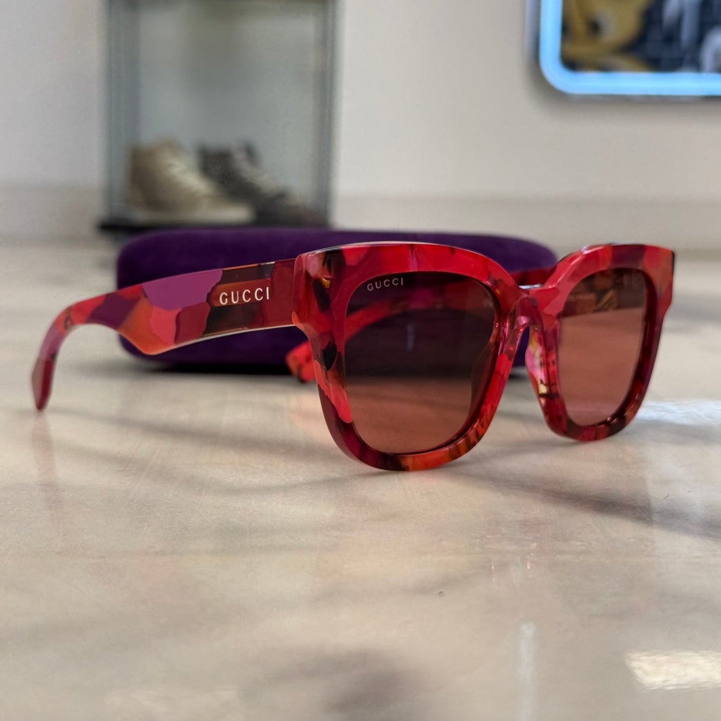 Gucci Floral Sunglasses