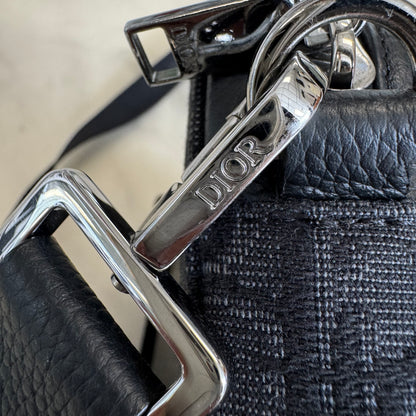 Dior Shoulder Pouch Oblique Black