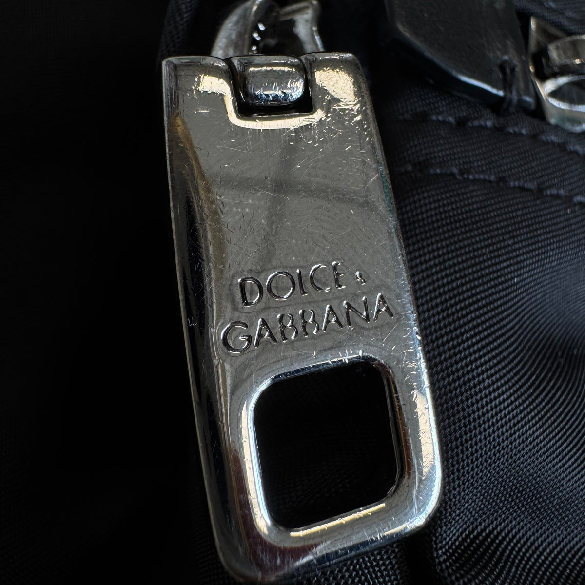 Dolce & Gabbana Nylon Belt Bag Black