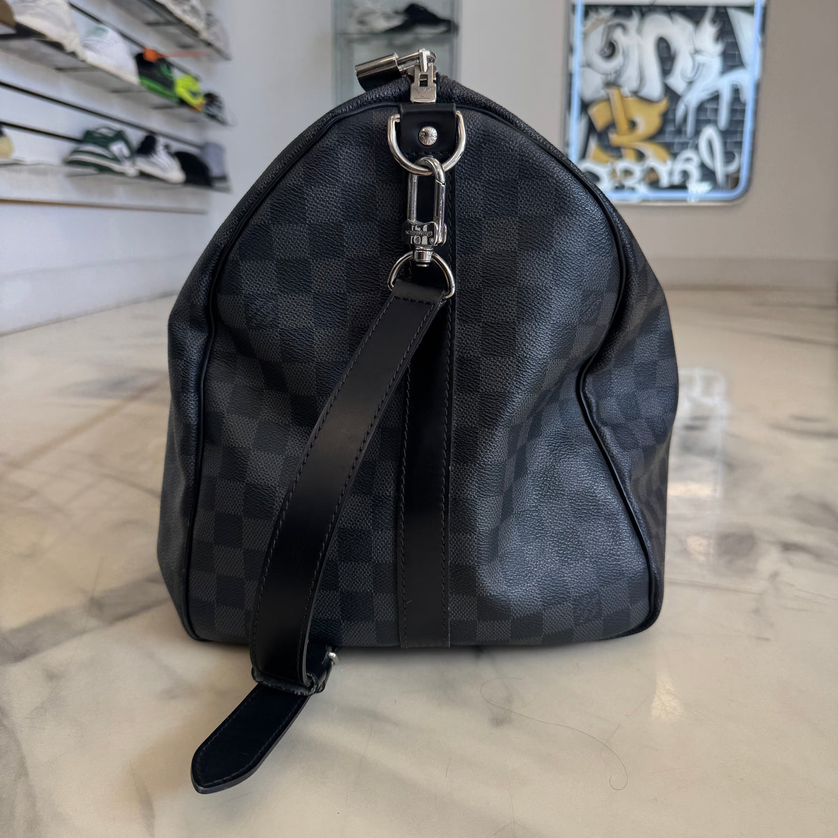 Louis Vuitton Keepall 55 Damier Graphite