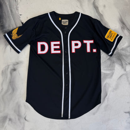 Gallery Dept Baseball Button Up Shirt Black