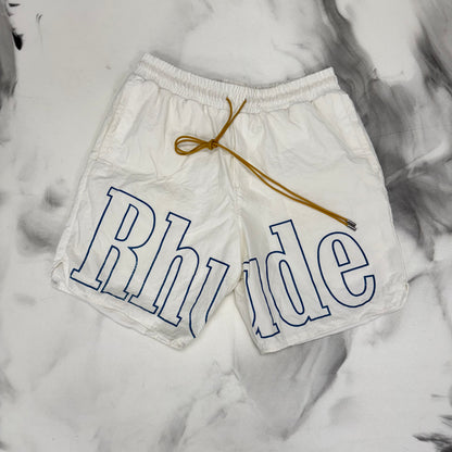 Rhude Short White Eggshell/Blue