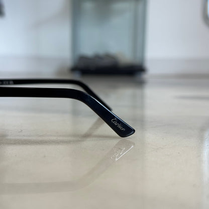 Cartier C Decor Acetate Black Glasses