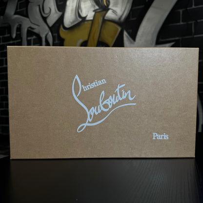Louboutin Louis Junior Spikes Low Suede Navy