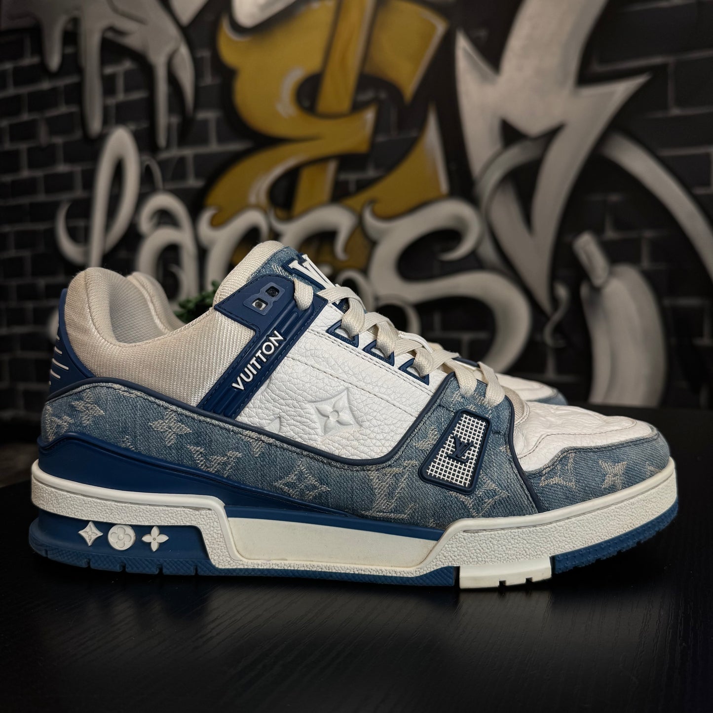 Louis Vuitton Trainer Denim Blue