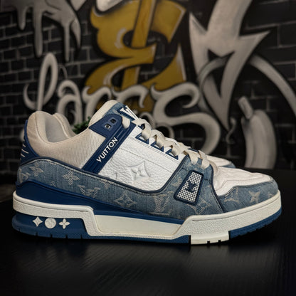 Louis Vuitton Trainer Denim Blue