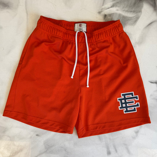Eric Emanuel Orange Mesh Shorts