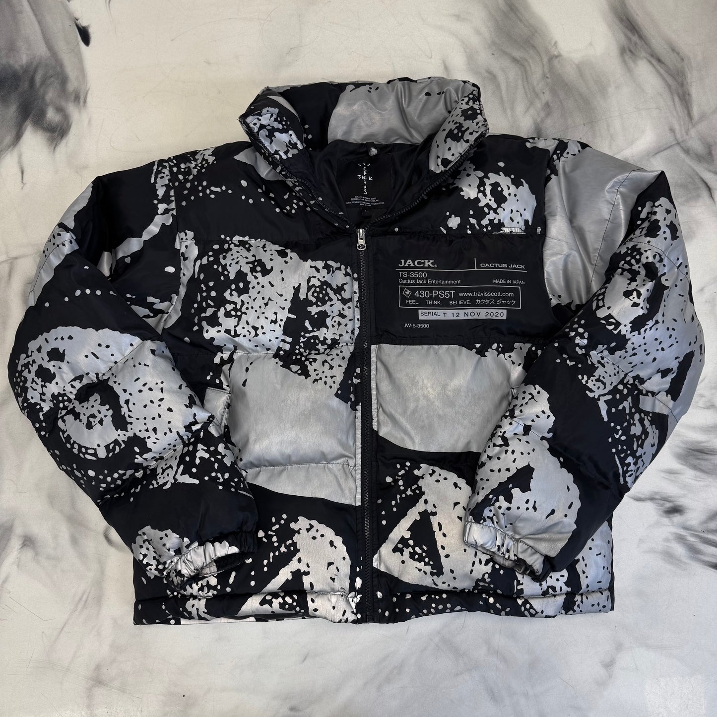 Cactus Jack Reflective Puffer Jacket