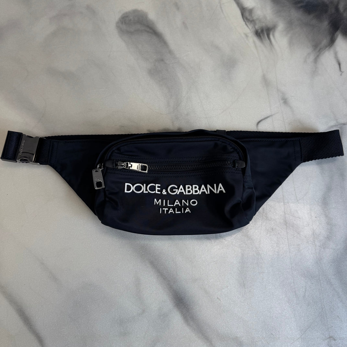 Dolce & Gabbana Nylon Belt Bag Black