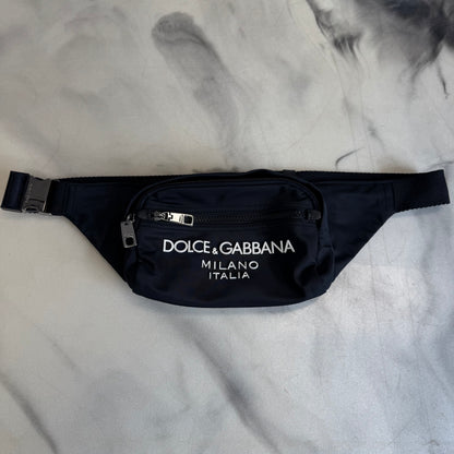Dolce & Gabbana Nylon Belt Bag Black