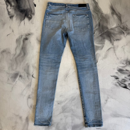 Amiri Bandana Blue Jeans