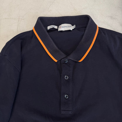 Moncler Polo Navy/Orange