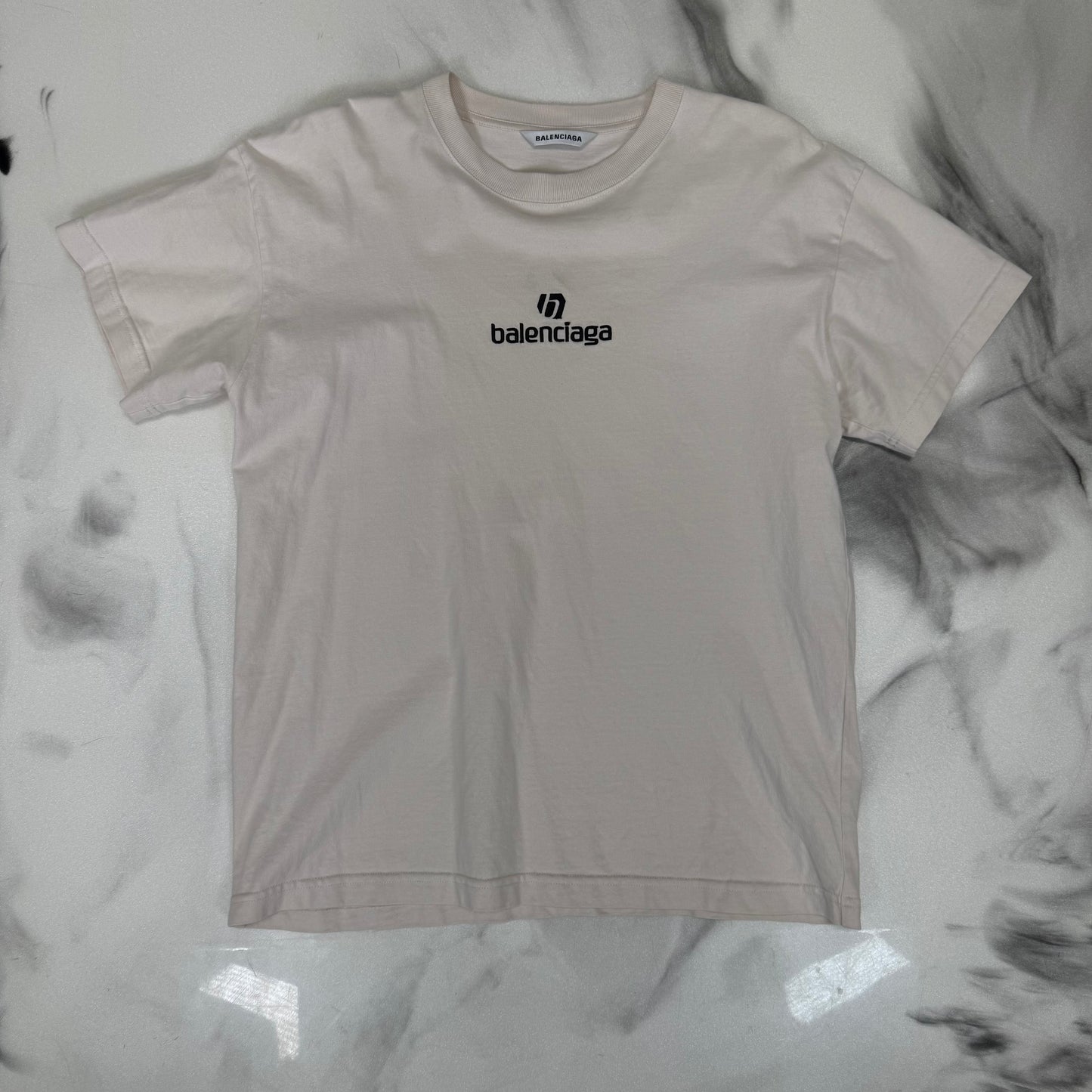 Balenciaga Beige Tee