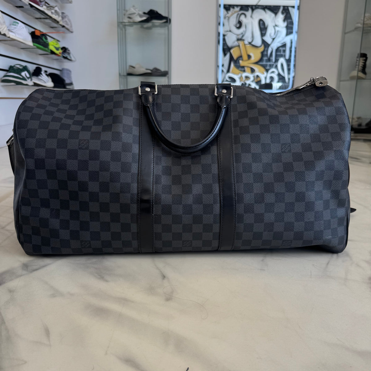 Louis Vuitton Keepall 55 Damier Graphite