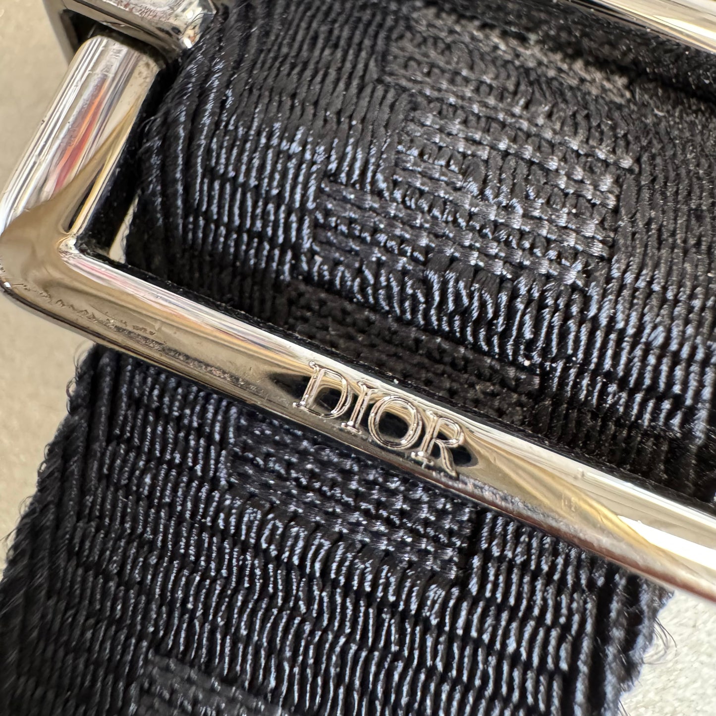 Dior Shoulder Pouch Oblique Black