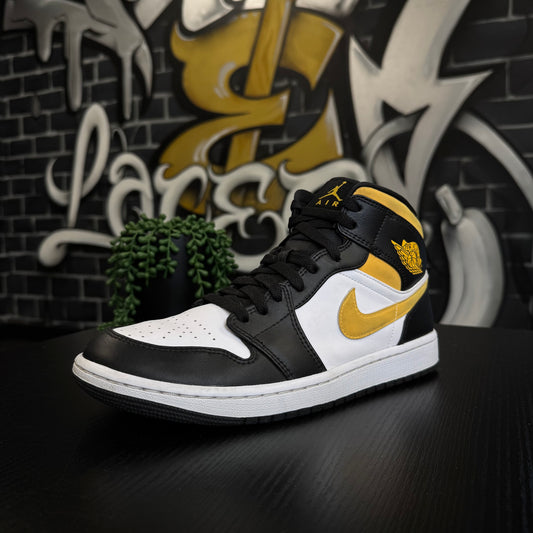 Jordan 1 Mid Pollen White