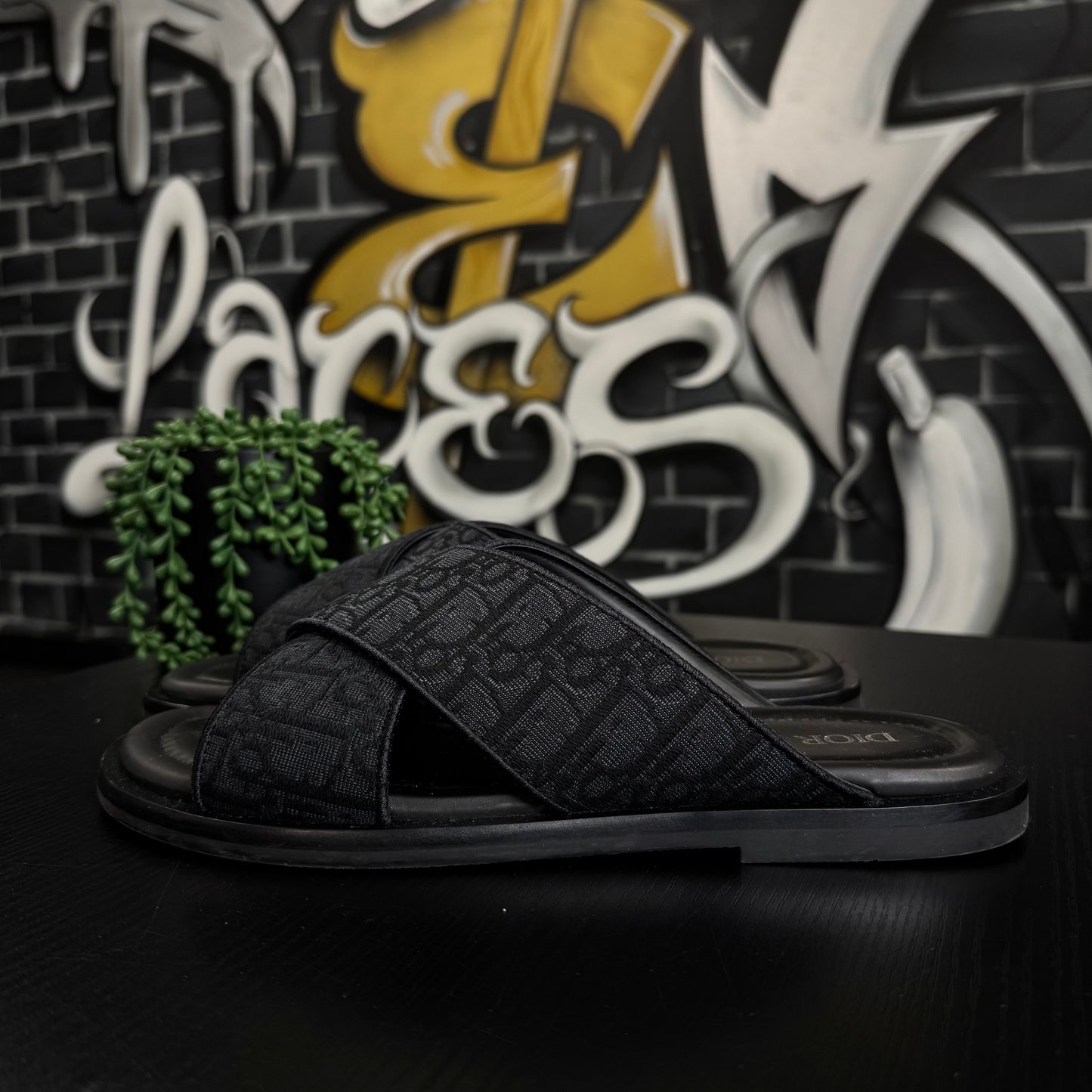 Dior Sahara Criss Cross Oblique Sandals