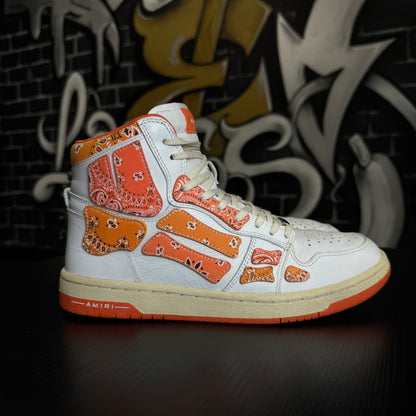 Amiri Skel Top High Bandana Orange