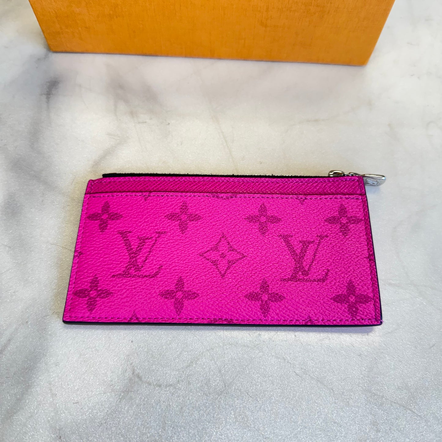 Louis Vuitton Coin Card Holder Fuschia