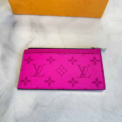 Louis Vuitton Coin Card Holder Fuschia