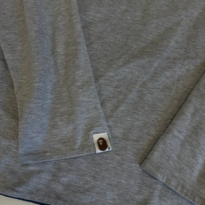 Bape Reversible L/S Navy/Grey